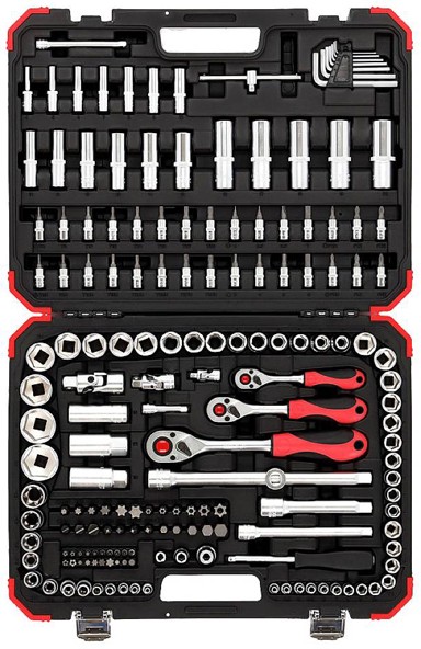 GEDORE RED Set nasadnih ključeva 1/2" + 3/8" + 1/4" 172-dijelni R45603172 3300058